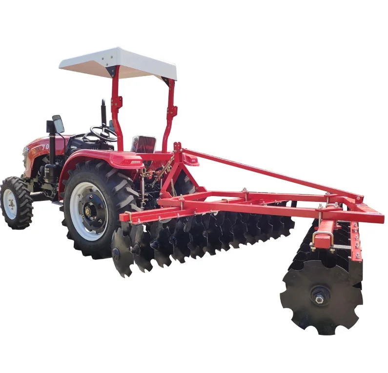50HP   60HP   4wd farm tractor with disc harrow  High Quality Agricultural machinery farm tractor 4x4 70hp