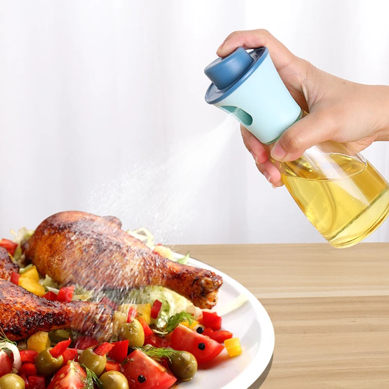 Puzmug распылитель масла для приготовления пищи 180 мл бутылка для распыления масла универсальное стекло для приготовления пищи, выпечки, запекания, гриля