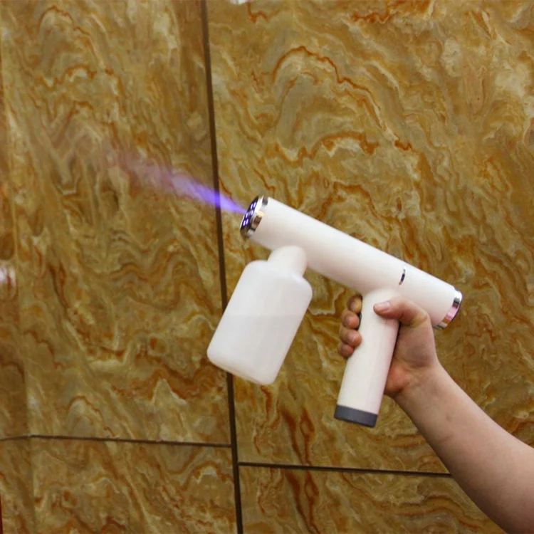 atomizer Rechargeable Wireless Portable disinfection sprayers sterilizer blu ray anion cold steam nano spray gun