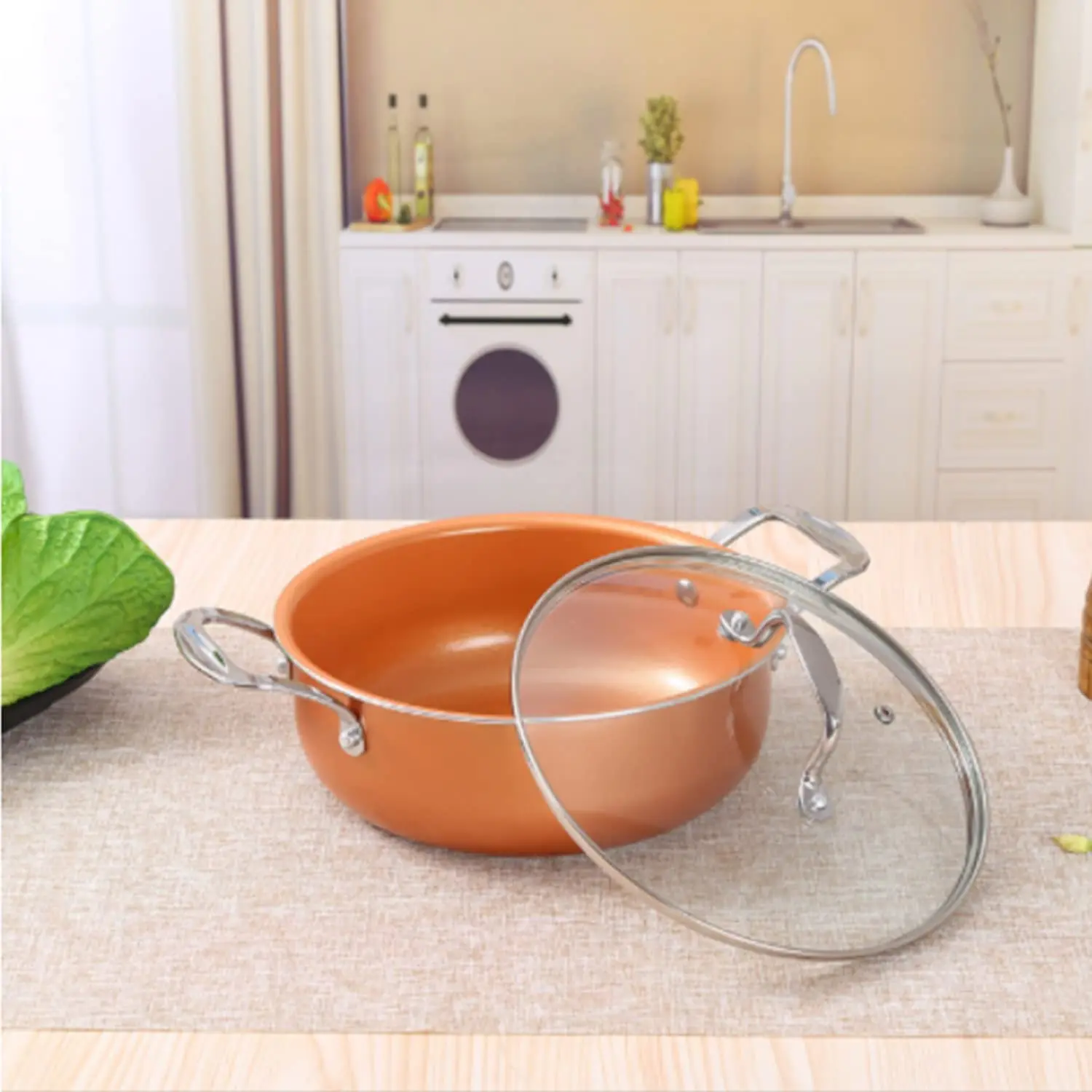 138230  8 piece non-stick pan set Aluminum pan set a glass lid  pot cooker kitchen cooking pan and pot cooker set