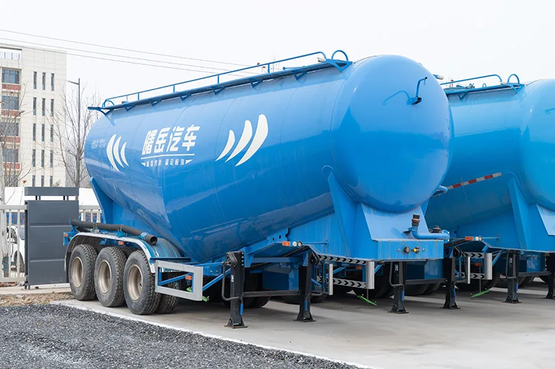 Vehicle Master triaxle bulk cement powder semi trailer 58 m3 cement truck powder semi trailer 50ton bulk powder semi trailer