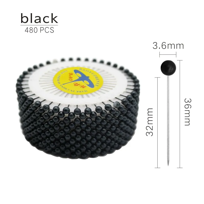 The best-selling color disc array pearl pin for tailor positioning bead needle tool accessories cross stitch bead needle