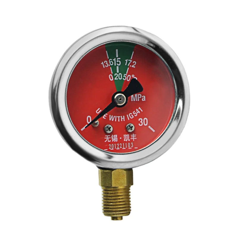 China made Top quality meter metal seal waterproof 40MM fire fighting  pressure gauges