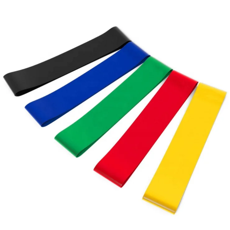 High Quality latex resistance band fitness elastic booty loop resistance band for legs strength training
