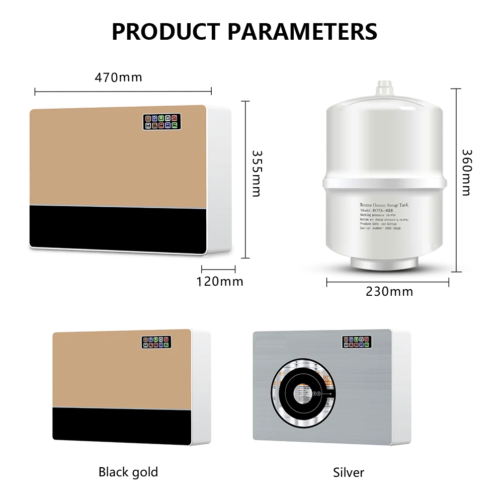 Hot Sale Eco Friendly Ro Water Filters Scale Inhibition Ultrafiltration Type Reverse Osmosis System Water Purifier