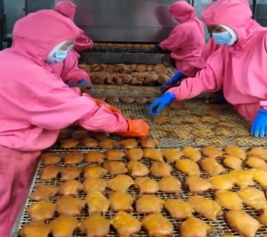 Commercial Bake Chips Tartshell Cereals Convection Conveyor Tunnel Oven for Bread Cake Bakerysant
