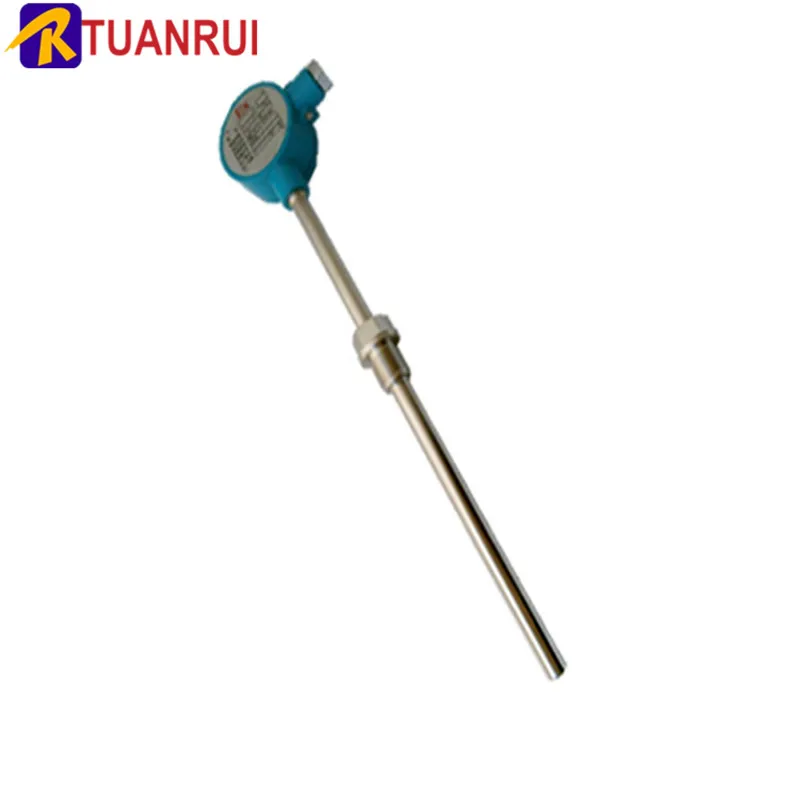 fixe bolt thermal resistance PT100/pt1000 temperature sensor with thermowell