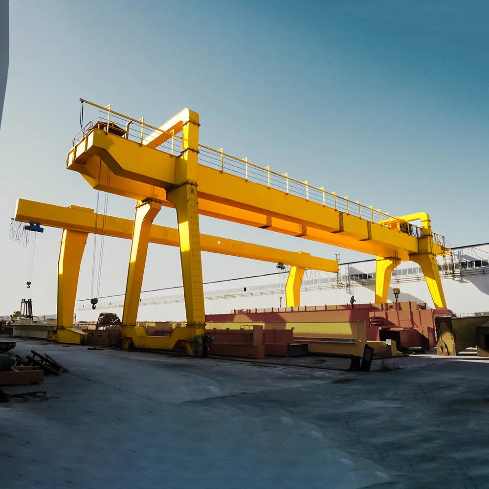Cantilever Hoist Trolley Type Heavy Duty Double Beam Gantry Crane