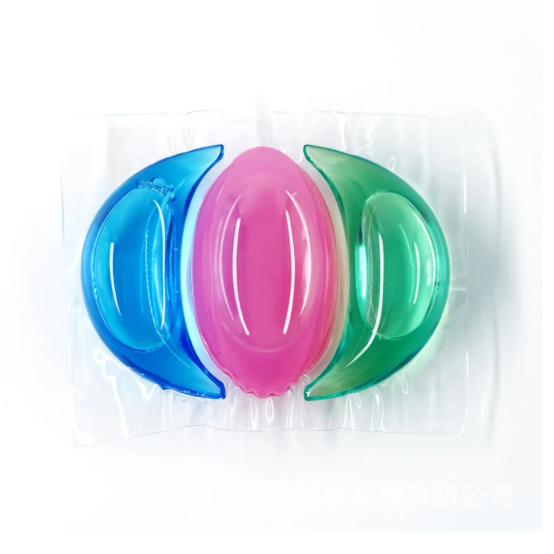 Custom three-in-one formula  liquid washing powder detergent capsules laundry pods ball gel