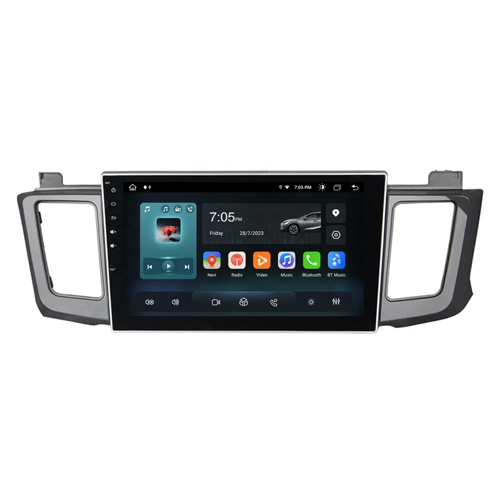 RoadNavi Android 13 Car Radio for TOYOTA RAV4 2013-2018 CarPlay Gps Navi 4G 360 Camera