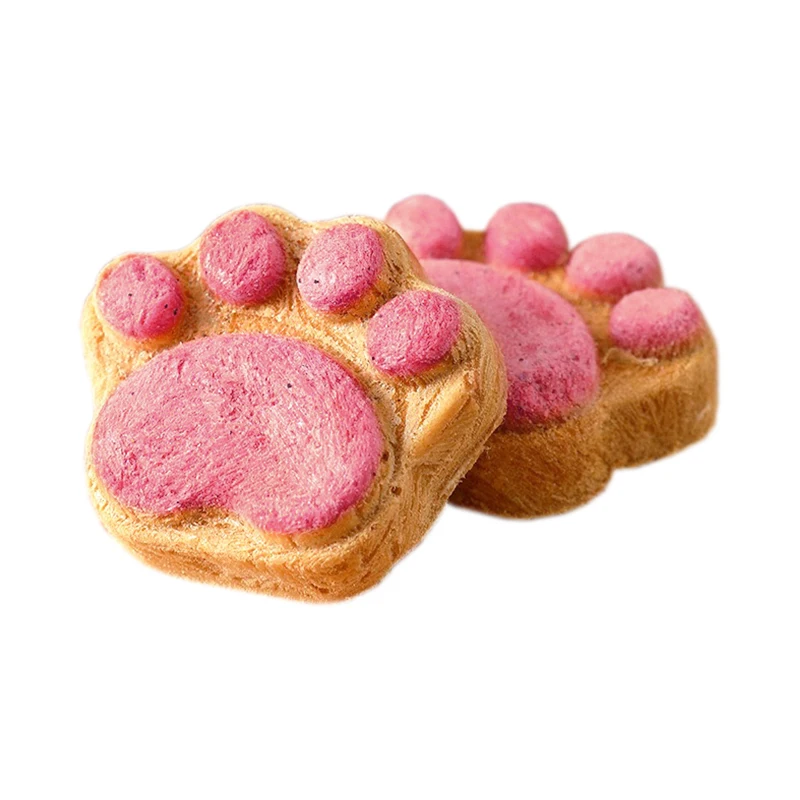 Wholesale Pet Snacks Cat Claw Freeze Dried Cat and Dog  Cookies OEM