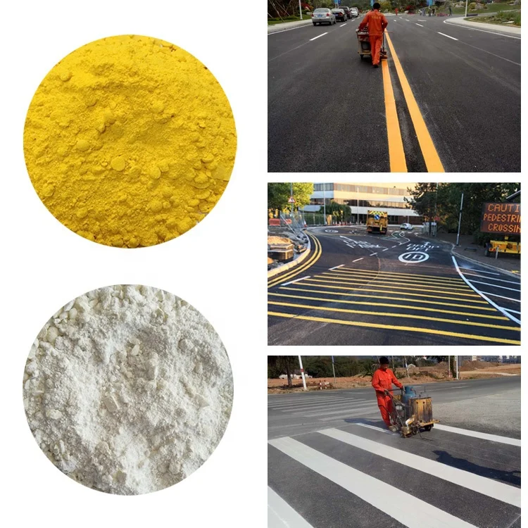 Hot Sale Reflective Thermoplastic Pavement Material/ Hot Melt high way line painting paint thermoplastic