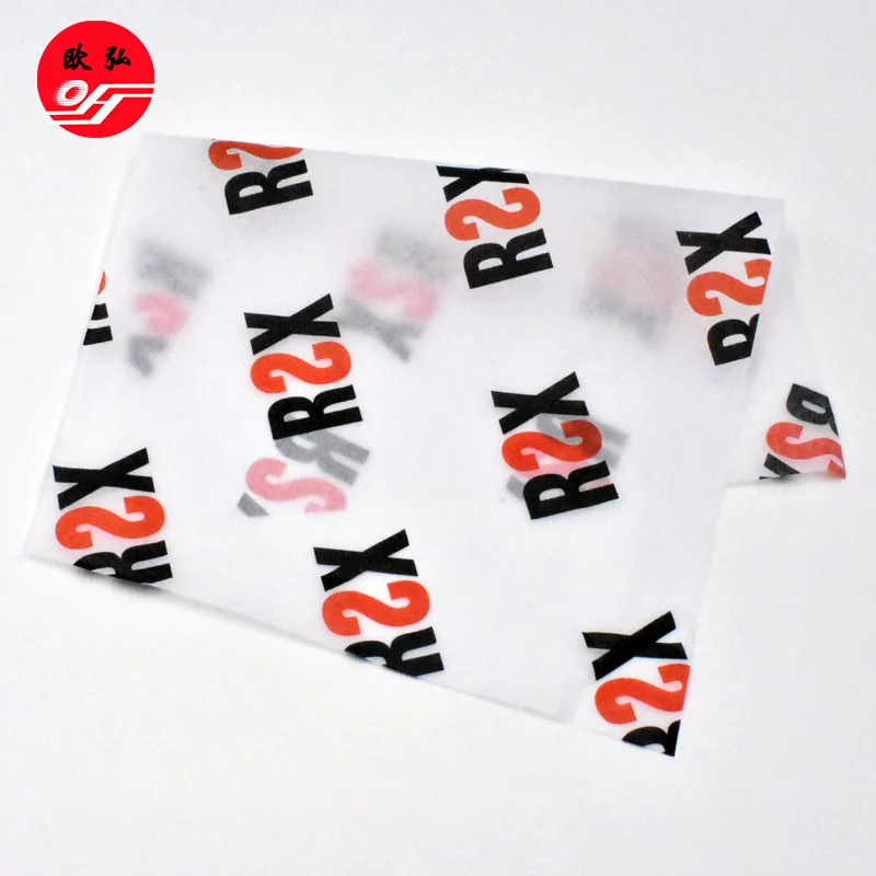 China Factory Custom Private Logo Double Silk Tissue Paper for Gift Wrapping