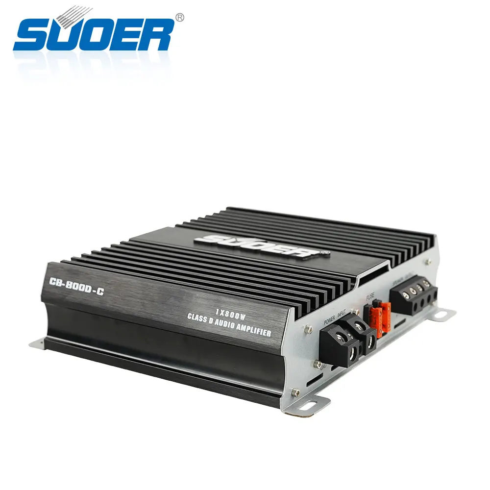 Suoer CB-800D-C car amplifier class d auto electronics 1500w 2400w 3600w car amplifier