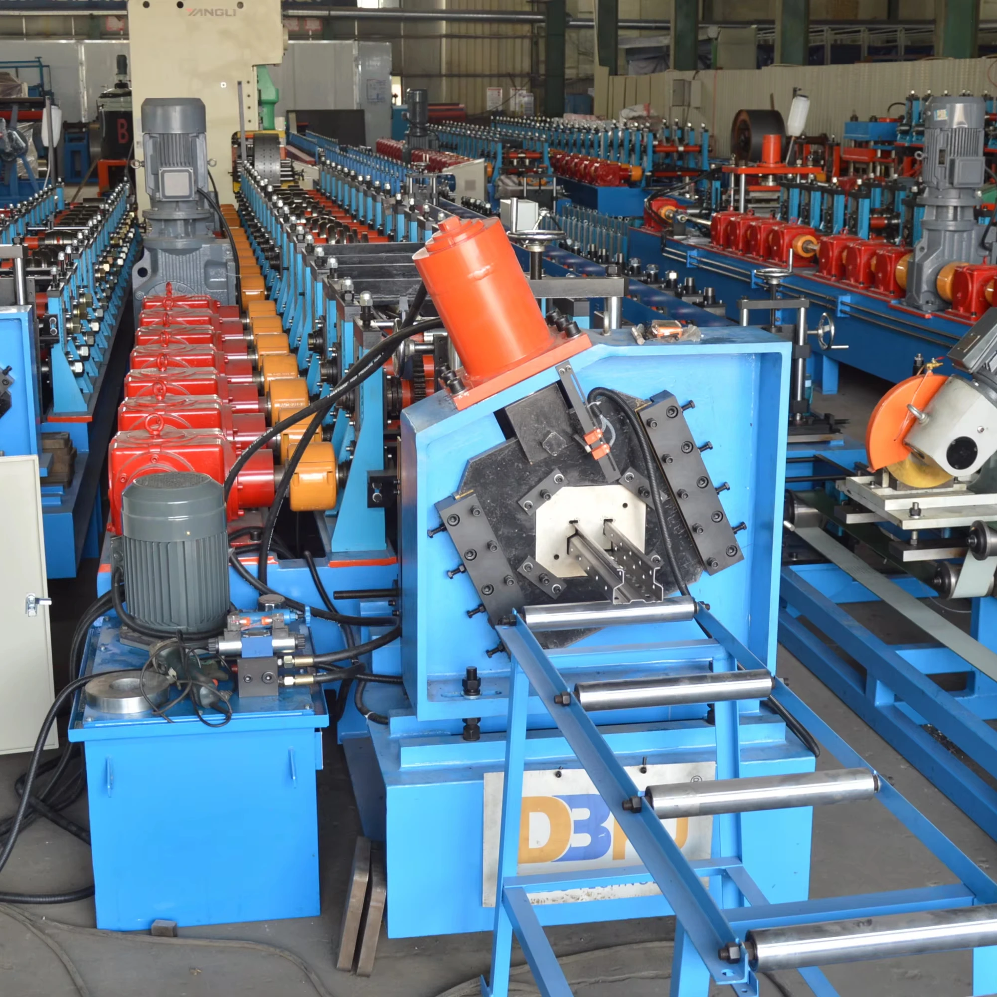 Brand new Column Steel Upright Rack Panel Roll Forming Machine for sale