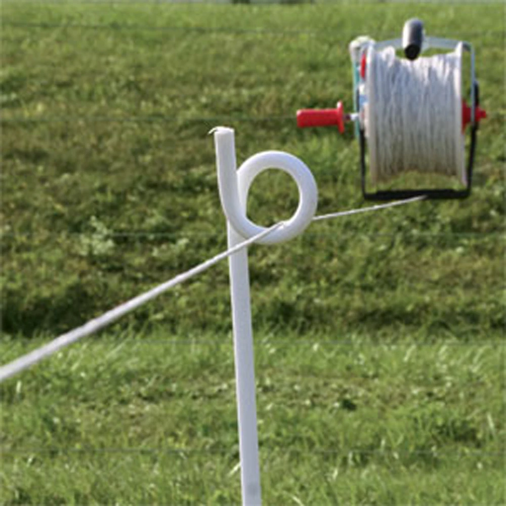 Spring Steel  Rod Electric Fence Post Insulated Pigtail Fence Post