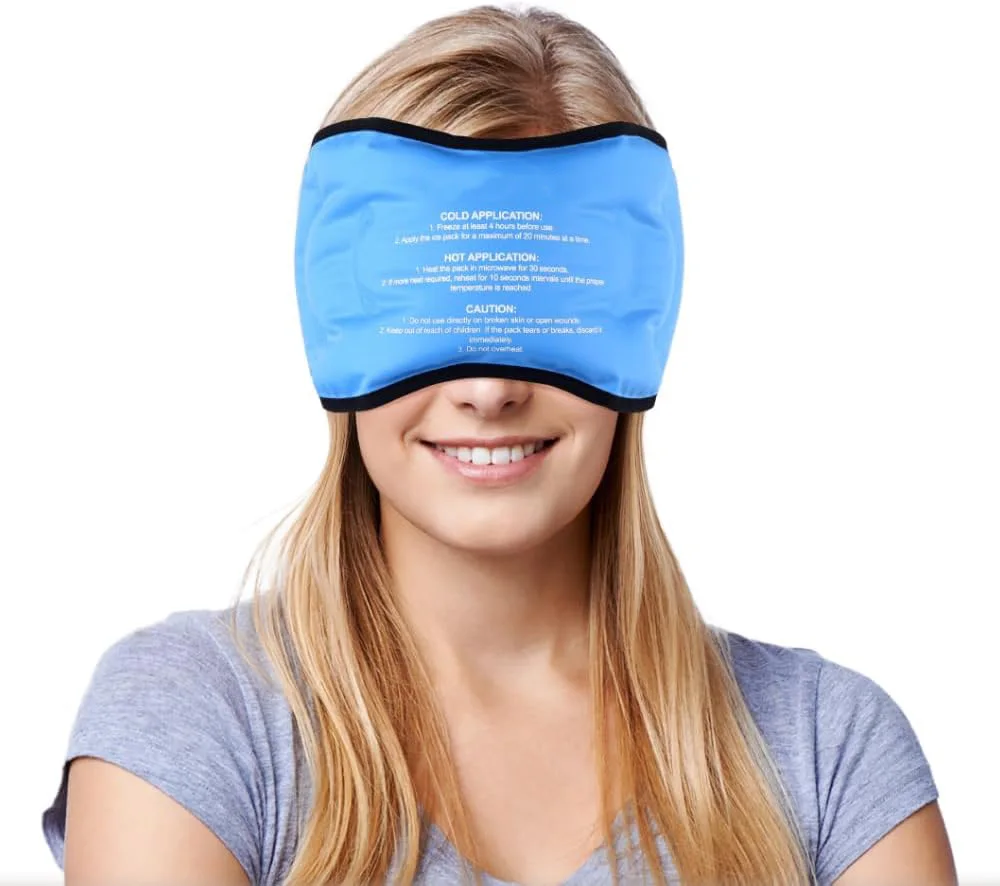 Migraine Headache Relief Cap Hot & Cold Therapy Hat Coling Mask Ice Pack for Tension & Stress