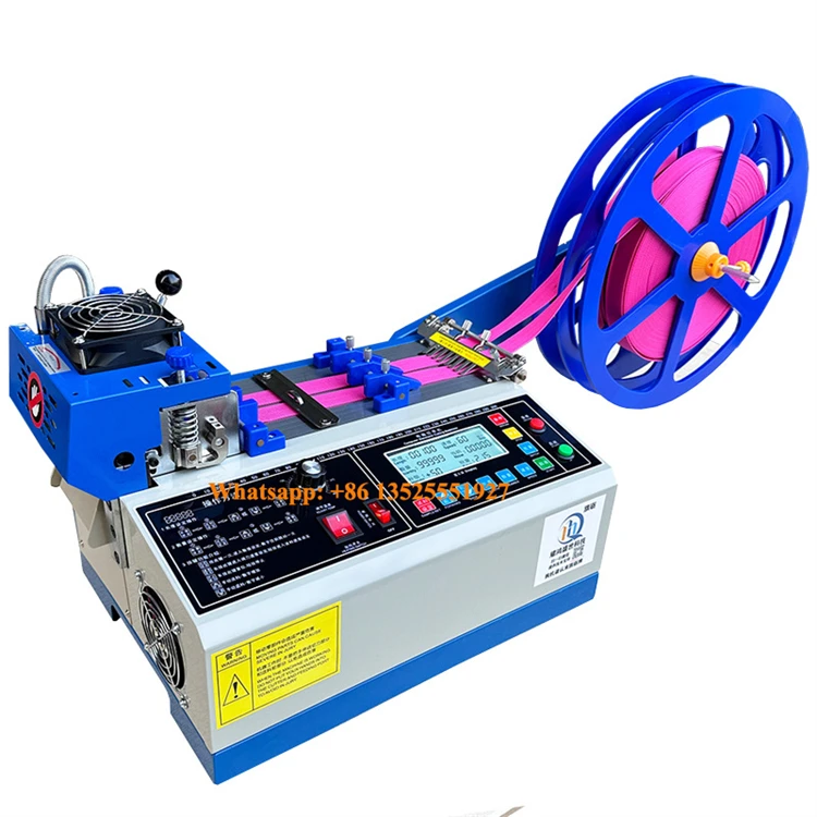 Factory price hot fabric tape cutting machine ribbon cutter