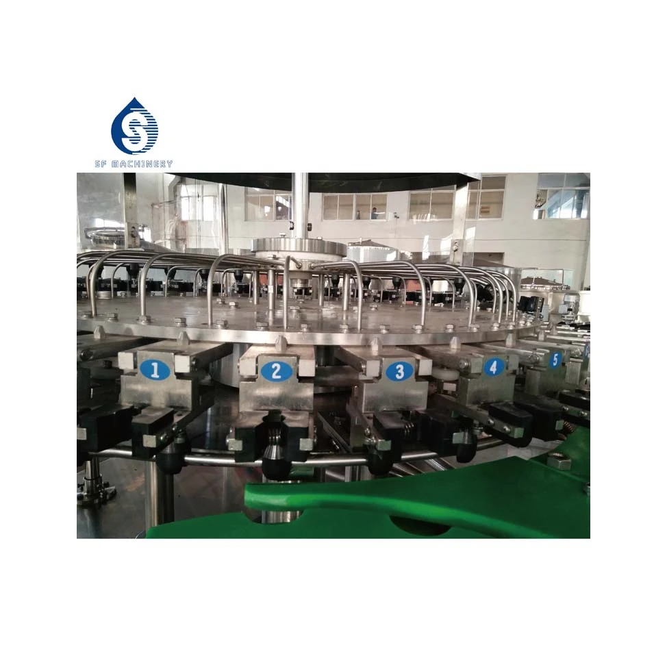 5000bph Automatic Spring Water Production Equipment System Bottling Carbonated Drinks Filling Machine Line