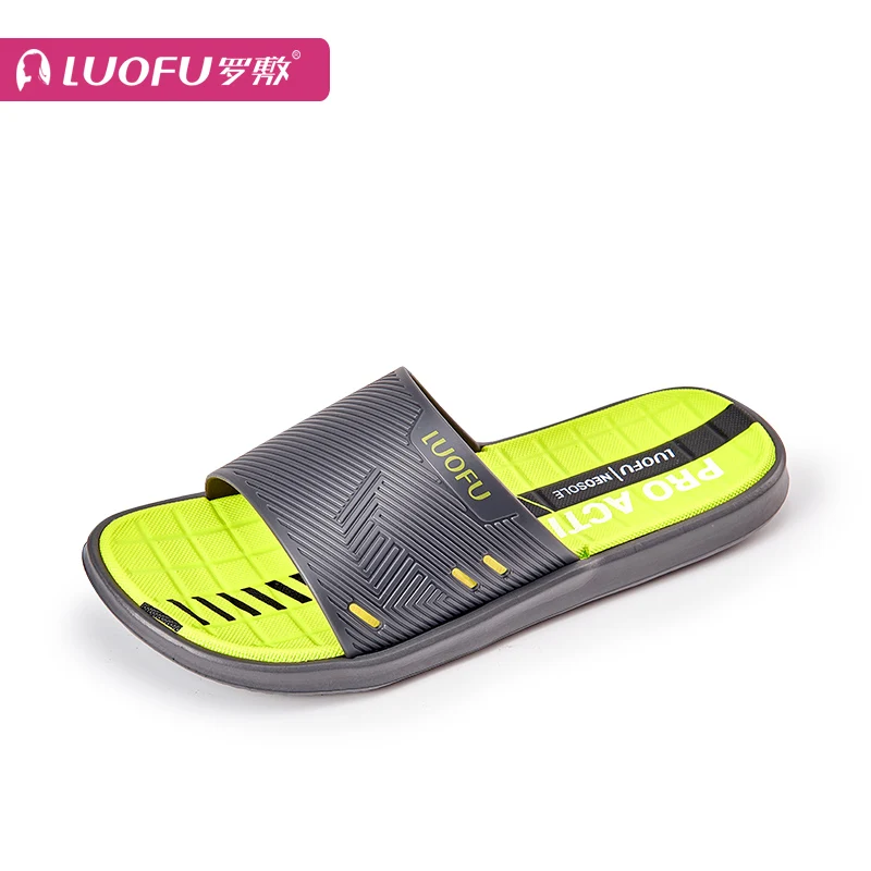 LUOFU  new Fashion casual shoes flat summer EVA men slippers shower bathroom slippers sandals