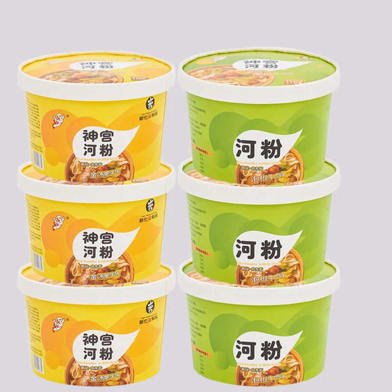Premium Quality Ramen Noodles Delicious Fast Cooked Malaysia Instant Noodles Bowl Beef Soup with Rice Noodle