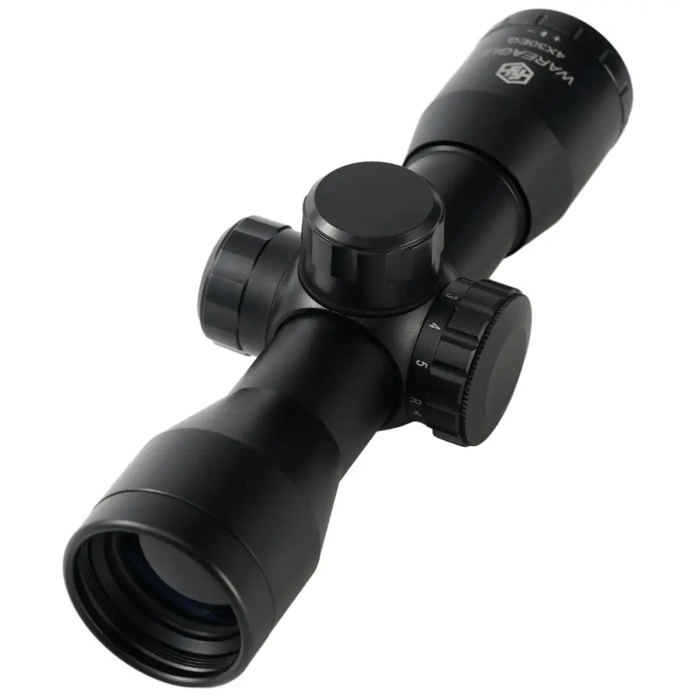 WAREAGLE Tactical optical scope 4x30 With red green illumination Hunting scope  Long Range Tactical Hunting Optic Sight