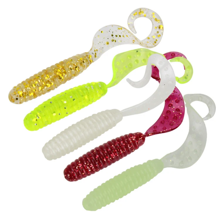 peche oem ODM Cebos De Pesca 6.5cm 2.4g Wholesale Maggot Worm Artificial Manufacturers Fishing Soft Lure