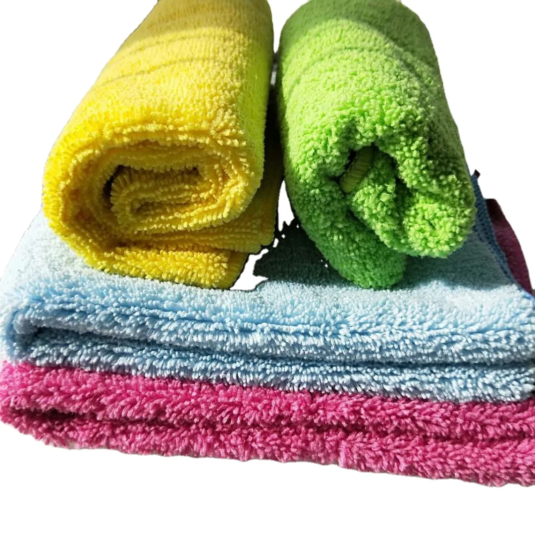 Factory Directly Wholesale Microfiber Cloths Cleaning Microfiber Towels China 16*24' Leather Furniture Stocked