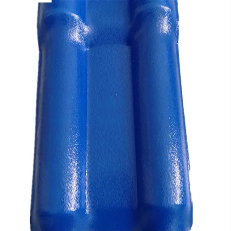 HZSY Colorful building material  Pvc Roof Tile corrugated blue synthetic  roof tile synthetic slate roofing