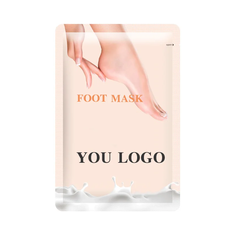 OEM Custom Logo  Feet Peeling Foot Membrane to Improved Heel Rough Exfoliation Gel Socks