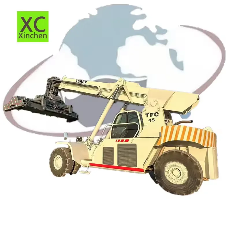 USA made Terex TFC 45 container reach stacker on sale ,low price Terex 45 ton reachstacker in Shanghai port