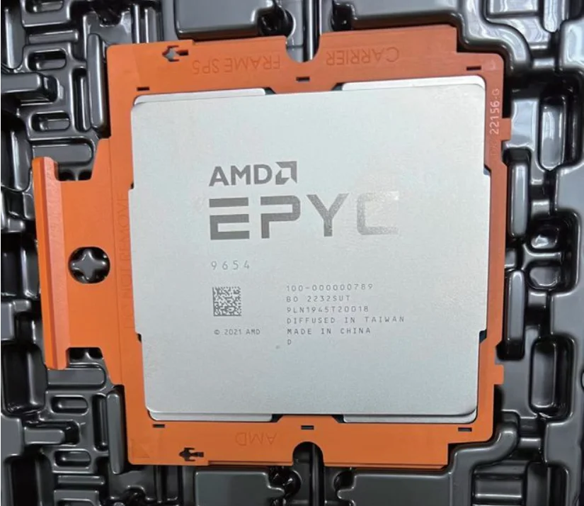 Оригинальный серверный процессор для AMD EPYC 9654P 9004 Servse LGA 4094 96 ядер 2 40