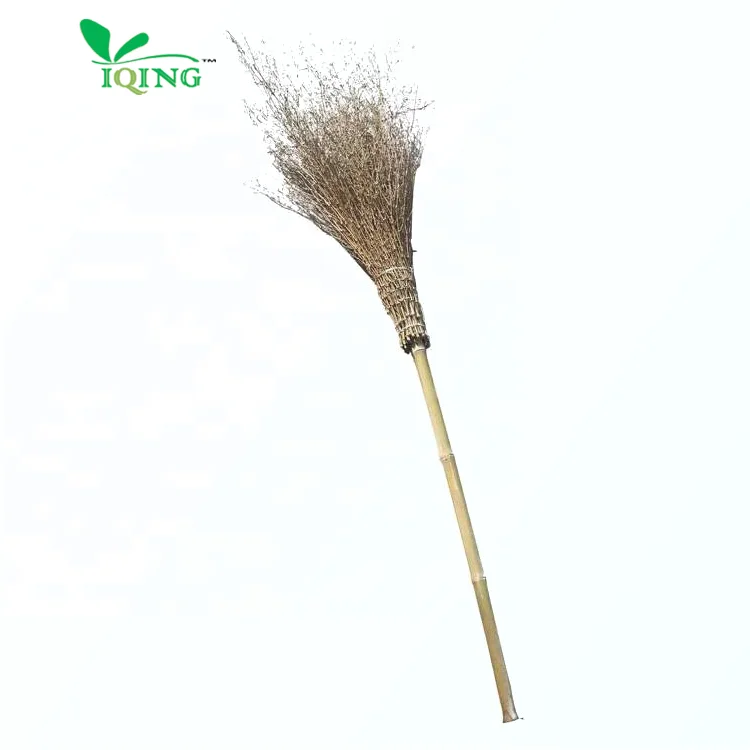 Broom suppliers provide a large number of outdoor cleaning long-handled bamboo brooms