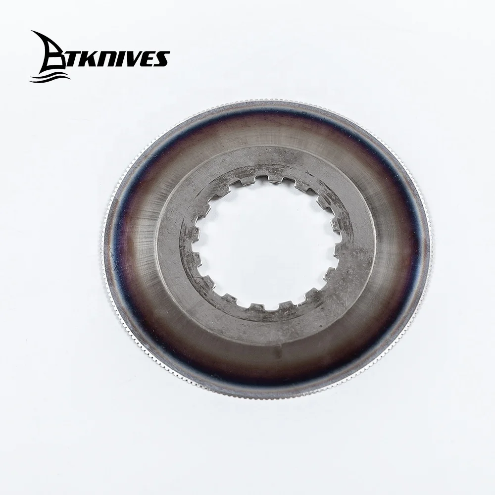 Изготовленное на заказ прочное круглое лезвие из нержавеющей стали 440, промышленное круглое лезвие для пищевой промышленности с перфорацией