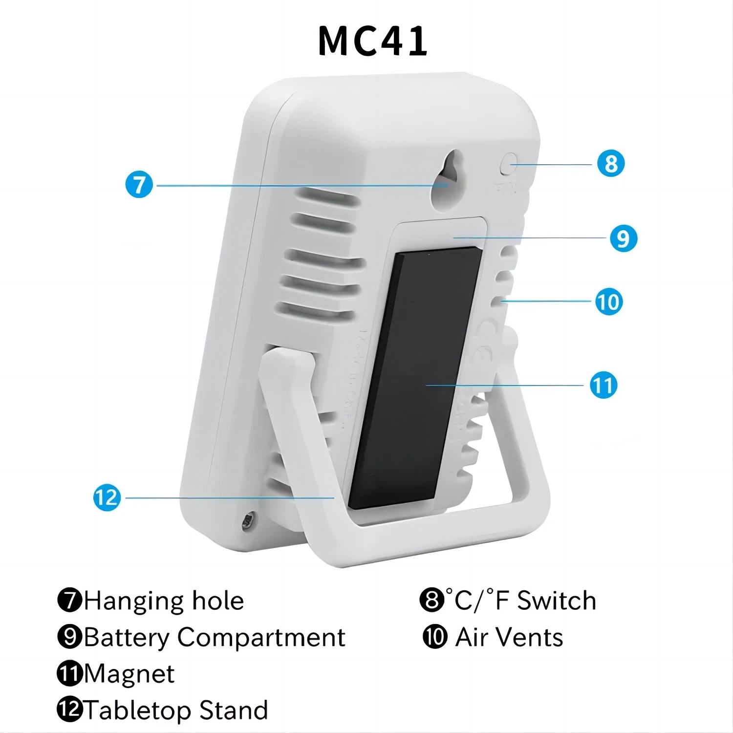 Mini LCD Indoor Electronic Humidity Meter Weather Station Temperature Sensor Gauge Home Digital Thermometer Hygrometer