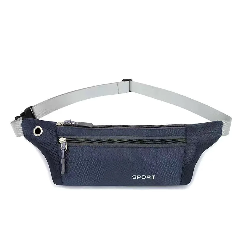 2024 Recyclable Resistant Slim Fanny Pack Small Waist Pouch Slim Belt Bag For Running Travelling Hiking Walking
