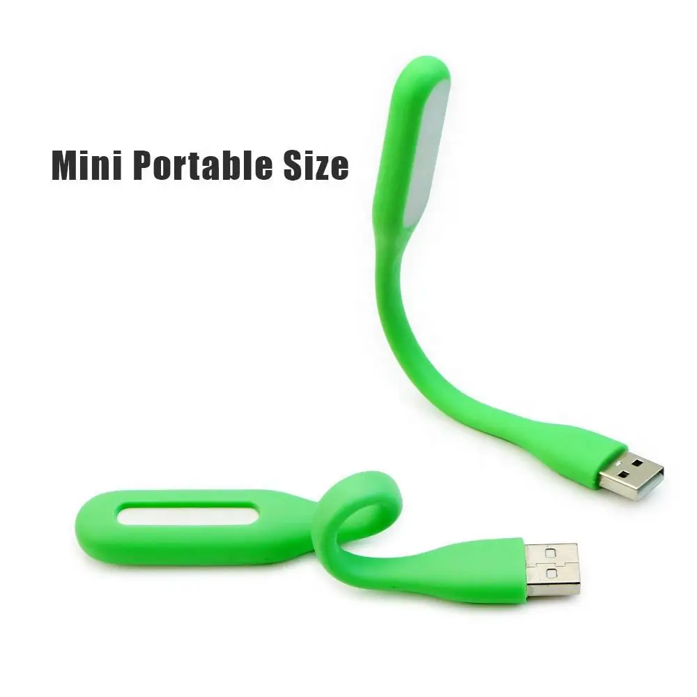 Разноцветная Гибкая портативная мини-USB Светодиодная лампа для блока питания, ПК, ноутбука, ноутбука, Настольная Ночная подсветка