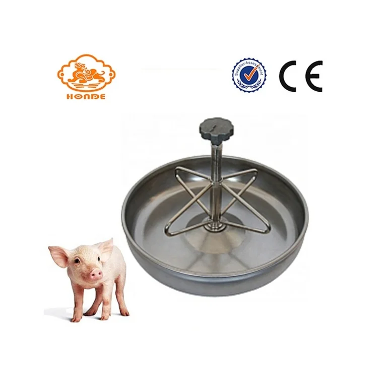 Supplier high quality wholesale customized cheap stainless steel piglet feeding bowl