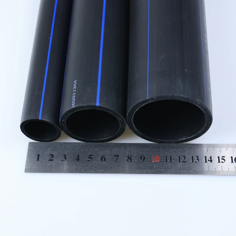 Farm Irrigation System 16 20 25mm Diameter HDPE Plastic Pipe Irrigation Hose Plastic Drainage HDPE poly pipe