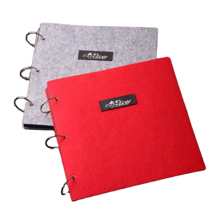 Wholesale Price Fancy Printing Design Wool Felt Photo Album For Baby