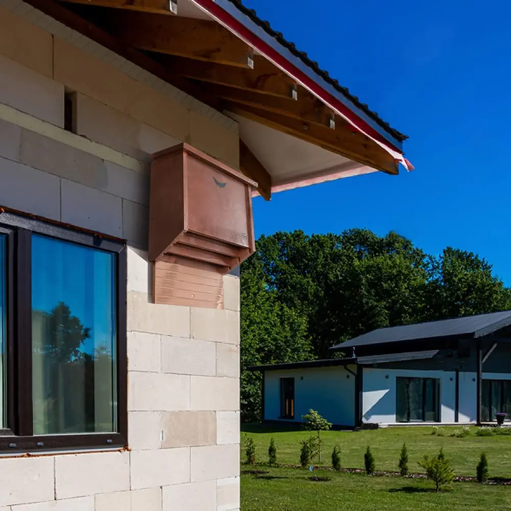 Custom Logo Different Sizes Bat Box Shelter Wooden Bat House For Garden Outdoors Bat House Shelter Clean Your Backyard