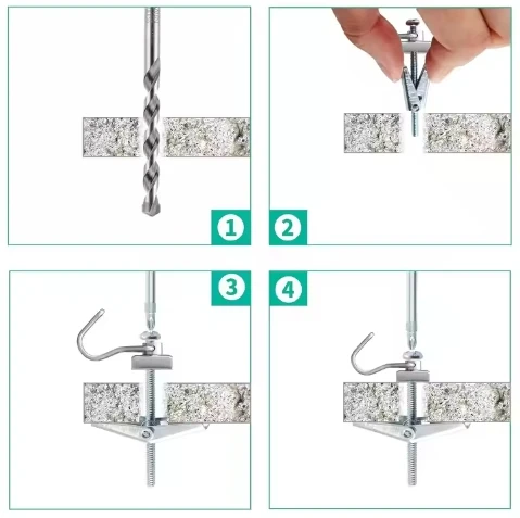 Heavy-Duty Metal Hollow Wall Toggle Bolts with Wing Nut Drywall Toggle Bolts and Screws Drywall Anchors and Screws Kit
