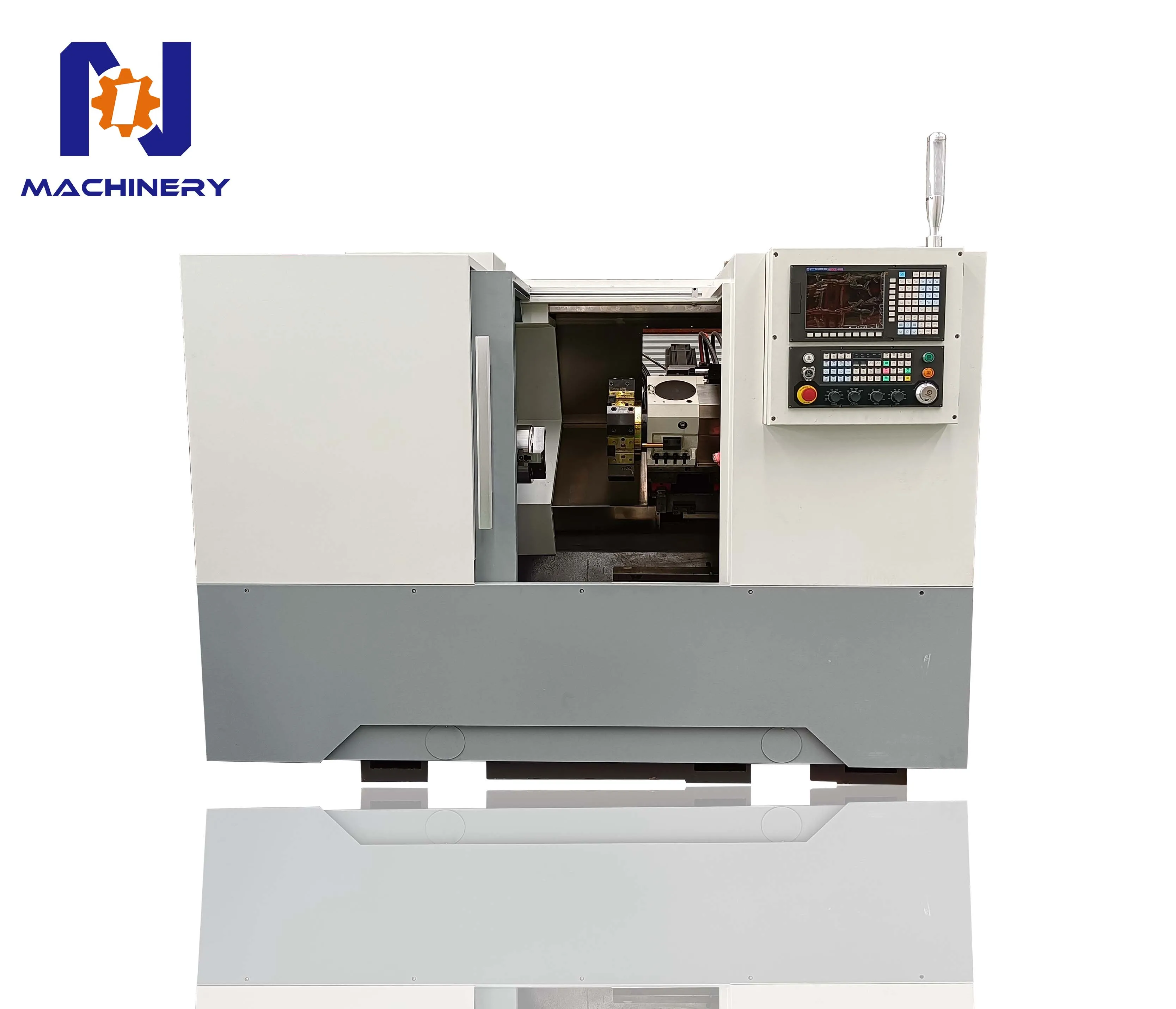 High power GSK CNC 8-inch hydraulic Chuck TCK50 Slant Bed CNC lathe Machine