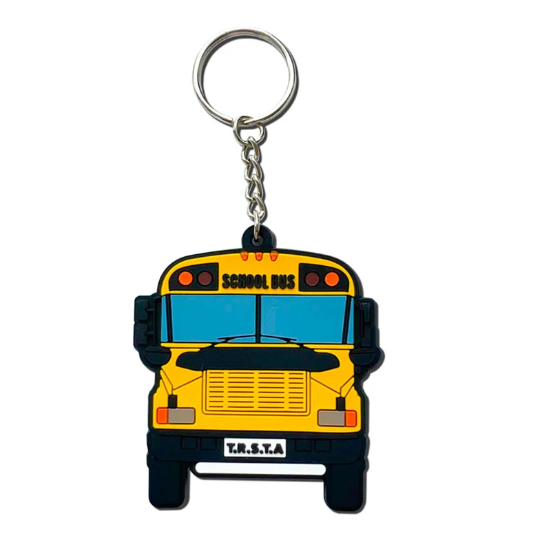 Wholesale Cheap Customizable Keychain Free Design Pvc Keychain 3D Cute Key Holder Promotional Keychain With Logo