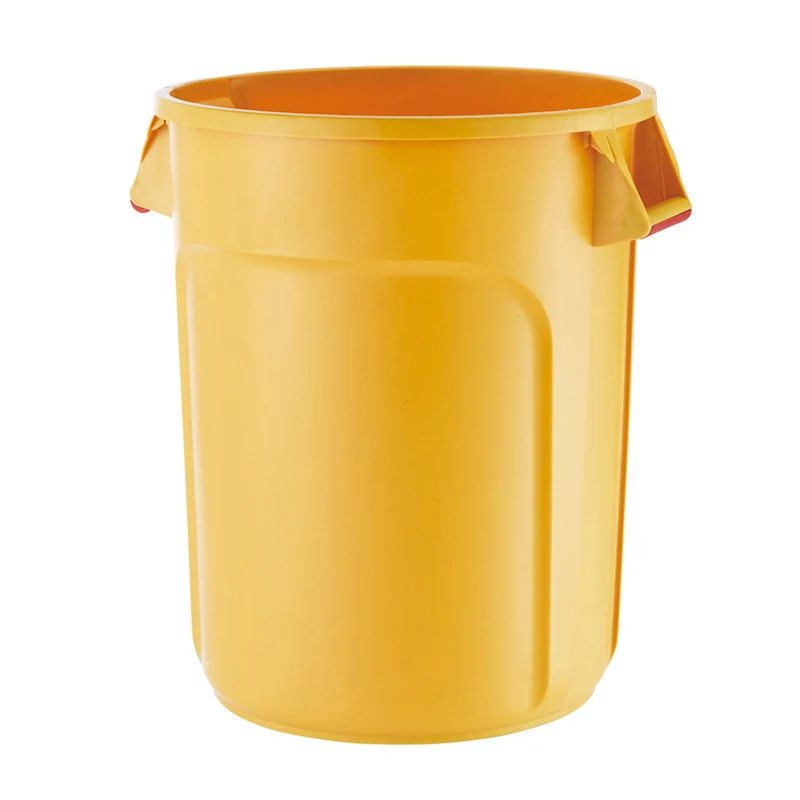wholesale plastic wheeled recycle waste bin trash can with lid for sale  Round plastic Waste Bins