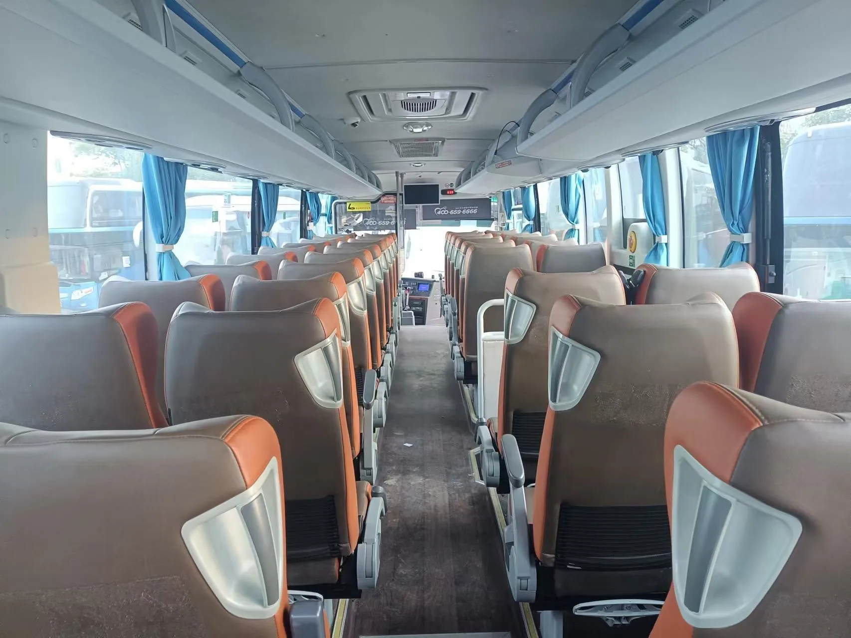 Автобусы Hiace автобусы на 50 мест б/у ZK6119 4-колесные Роскошные большие расстояния подержанные для продажи