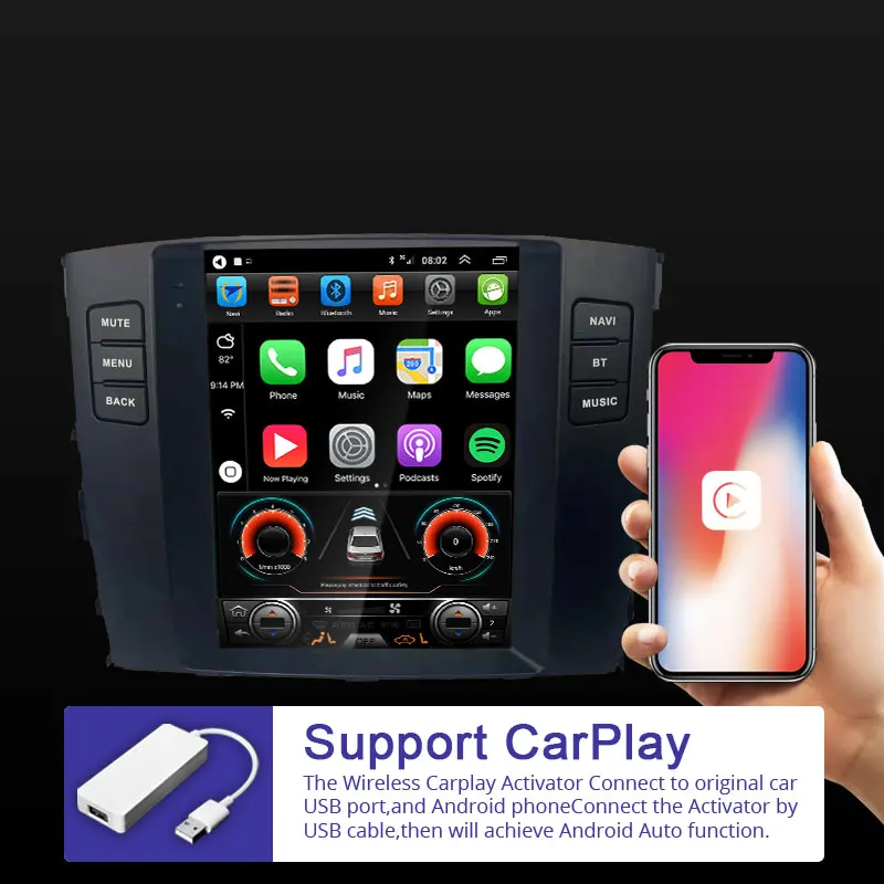 Tesla Style Android 13 car multimedia dvd player For Mitsubishi Pajero V97 V93 2007-2020 2din radio gps navigation stereo