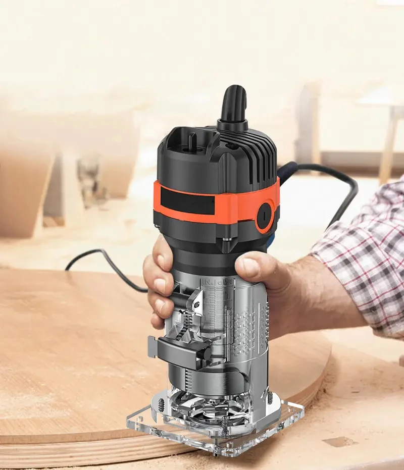 Multi-function woodworking engraving milling machine 1000W high quality high power electric wood trimmer