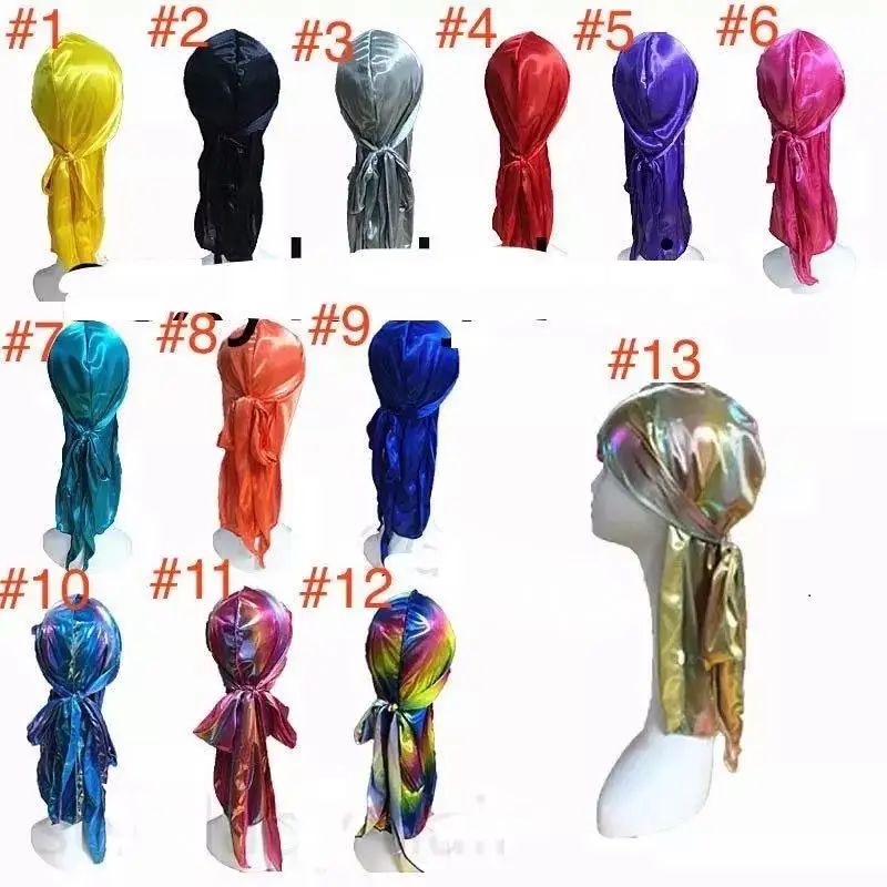 High Quality Designer Silk Bonnets And Duragd Durags Women