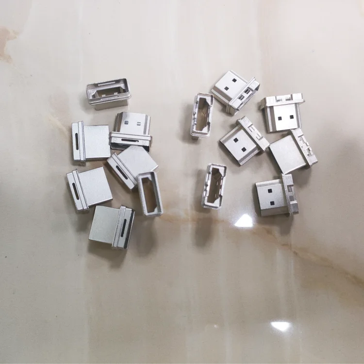 Изготовленный на заказ цинковый сплав литой компьютер USB разъем корпус электронный металлический